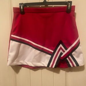 GTM Sportwear Women's Red Cheer Skirt-Size M